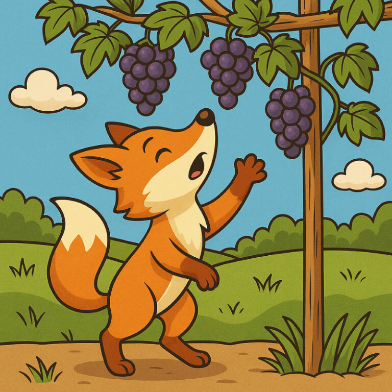 A raposa e as uvas