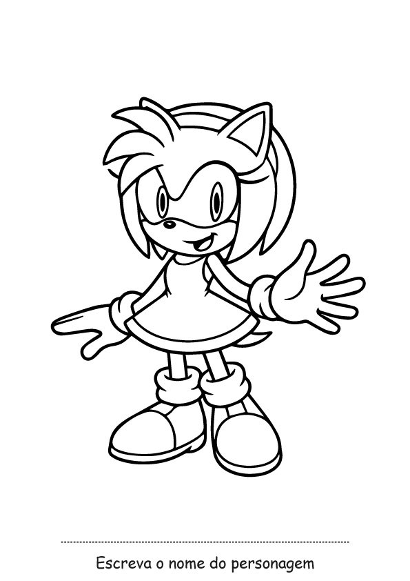 Desenho para colorir Amy