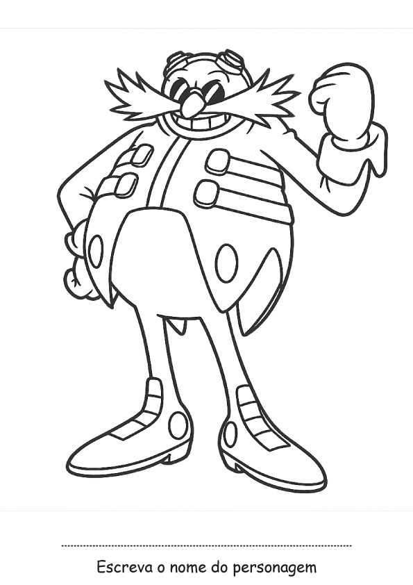 Desenho para colorir Dr. Eggman