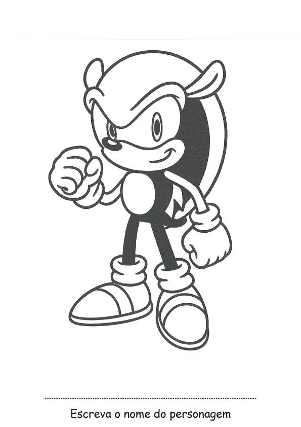 Desenho do Mighty the armadillo para colorir