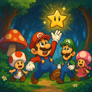Desenho do super mario