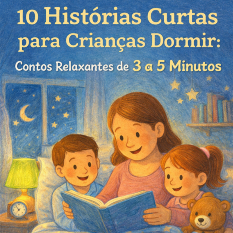 10 Hist&oacute;rias Curtas para Crian&ccedil;as Dormir