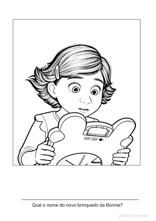 Bonnie Toy Story 5 para colorir