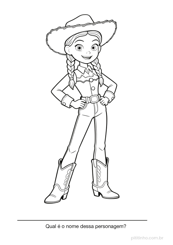 Desenho da Jessie Toy Story