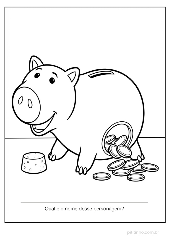 Desenho do porção Toy Story