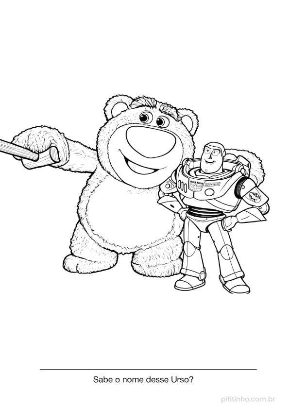 Lotso Toy Story para imprimir