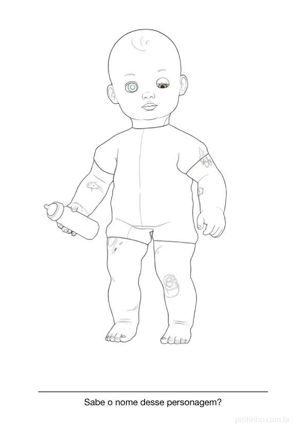 Bebezao toy story para colorir