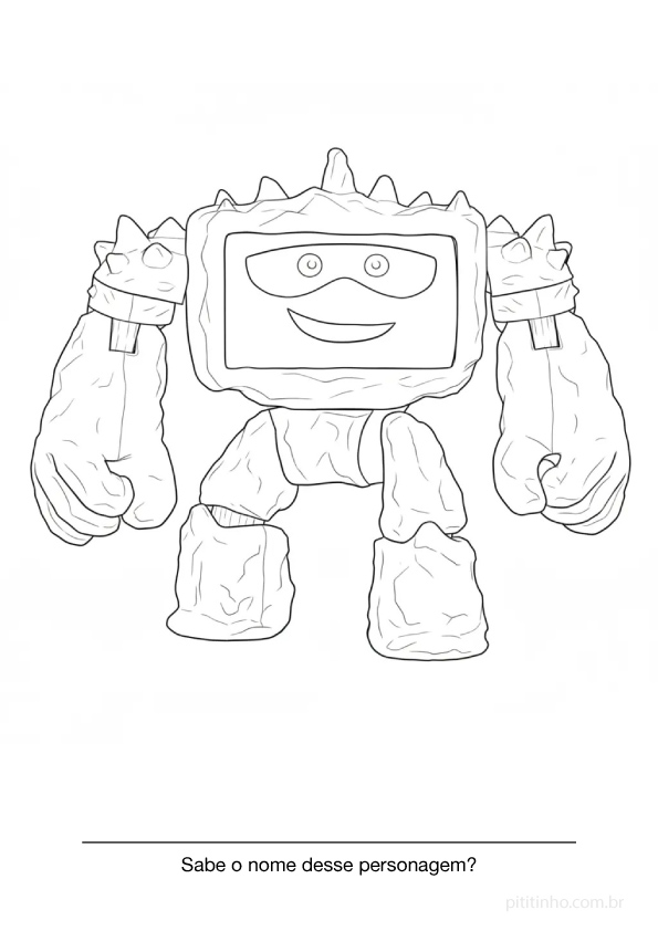 Chunk Toy Story para colorir
