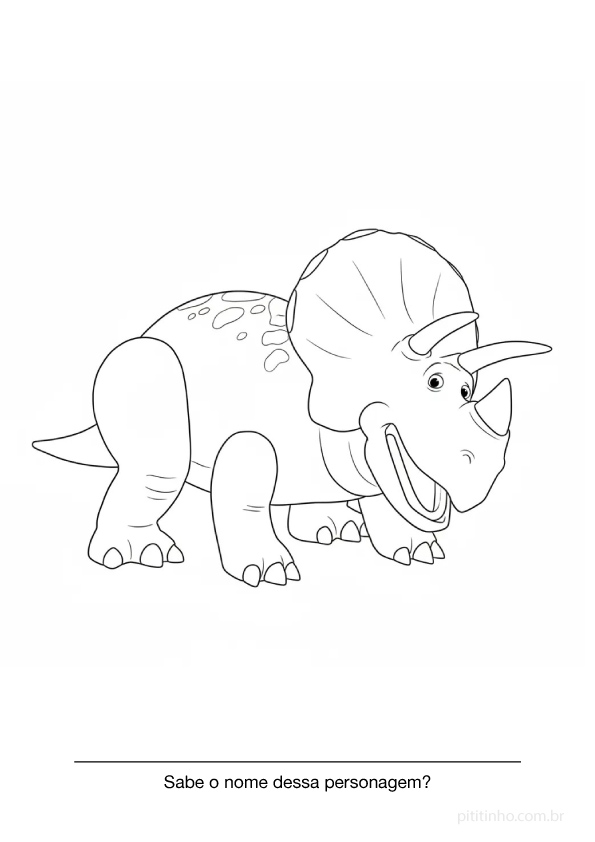 Toy Story Trixie para colorir
